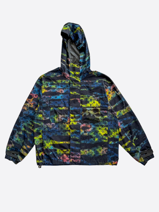 Louis Vuitton Multicolor Tie-Dye Camo Monogram Windbreaker