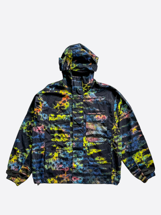 Louis Vuitton Multicolor Tie-Dye Camo Monogram Windbreaker