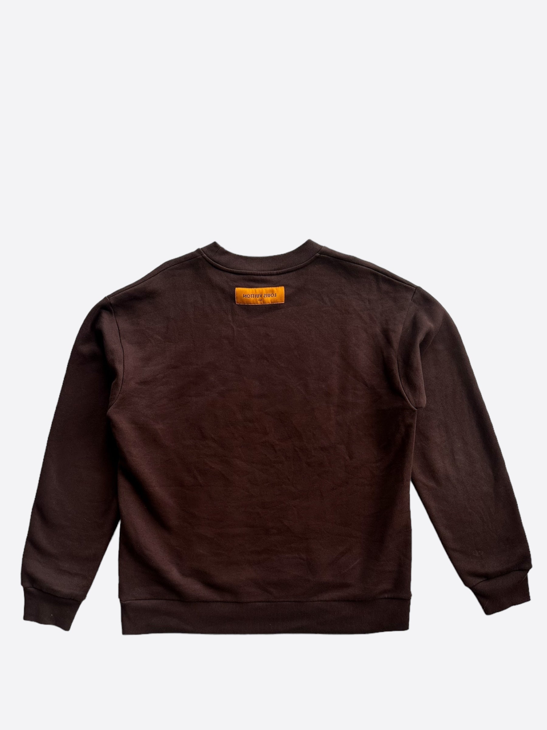 Louis Vuitton Brown Tuffetage Logo Sweater – Savonches