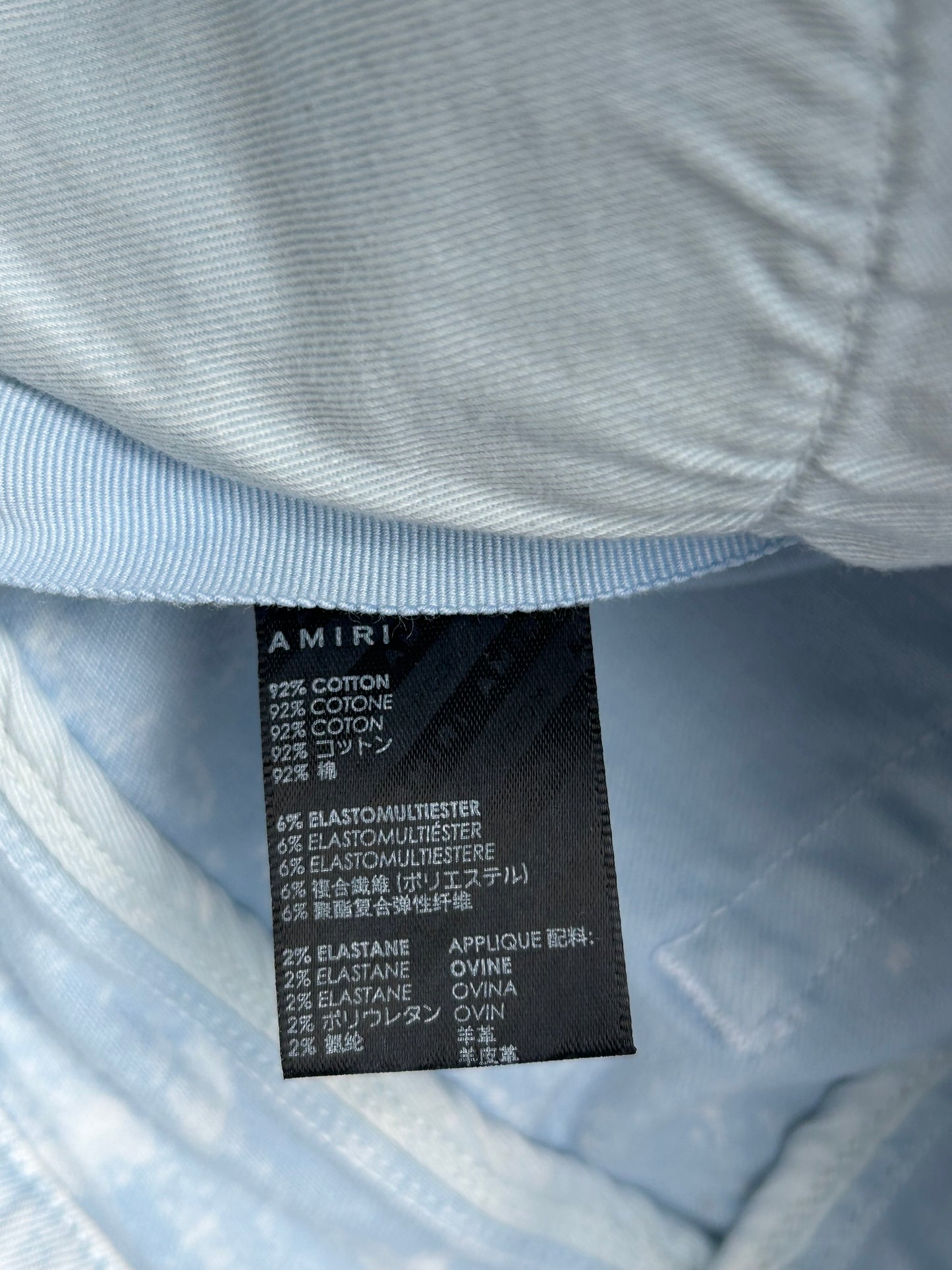 Amiri Mineral Wash Blue Patch MX1 Jeans