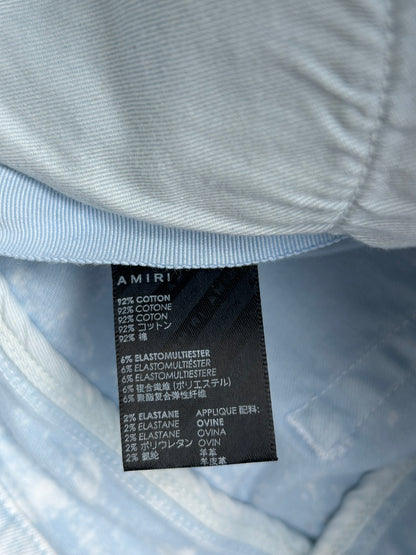 Amiri Mineral Wash Blue Patch MX1 Jeans