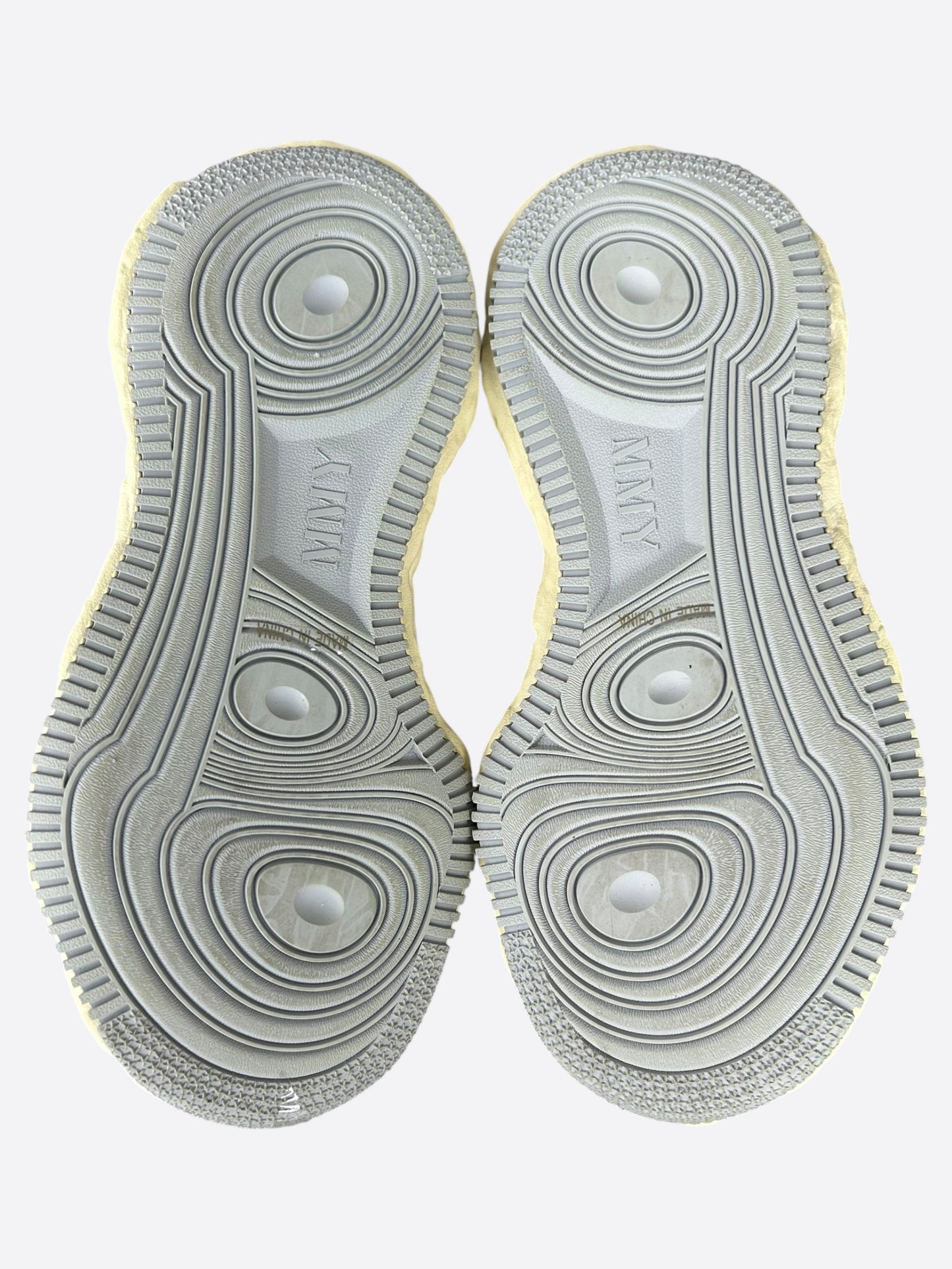 Maison Mihara Yasuhiro Aged Green & White Wayne Sneakers