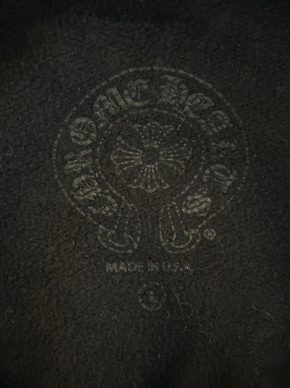 Chrome Hearts Black & White Horseshoe Logo Hoodie