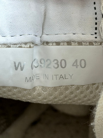 Chanel Black & White Embossed CC Logo Sneakers