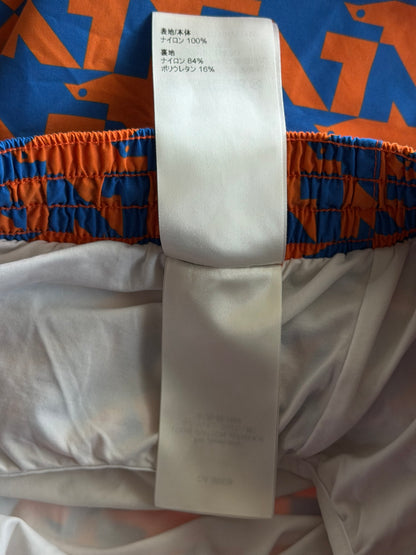 Louis Vuitton Blue & Orange Dove Print Swimshorts