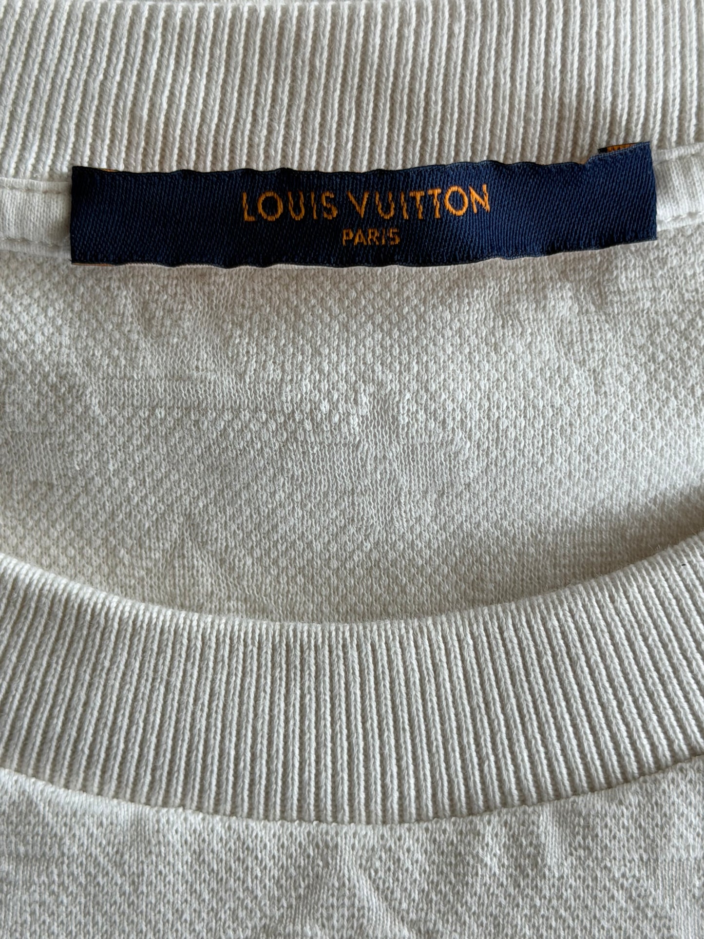 Louis Vuitton White Monogram Pocket T-Shirt