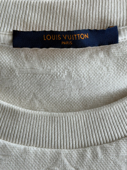 Louis Vuitton White Monogram Pocket T-Shirt