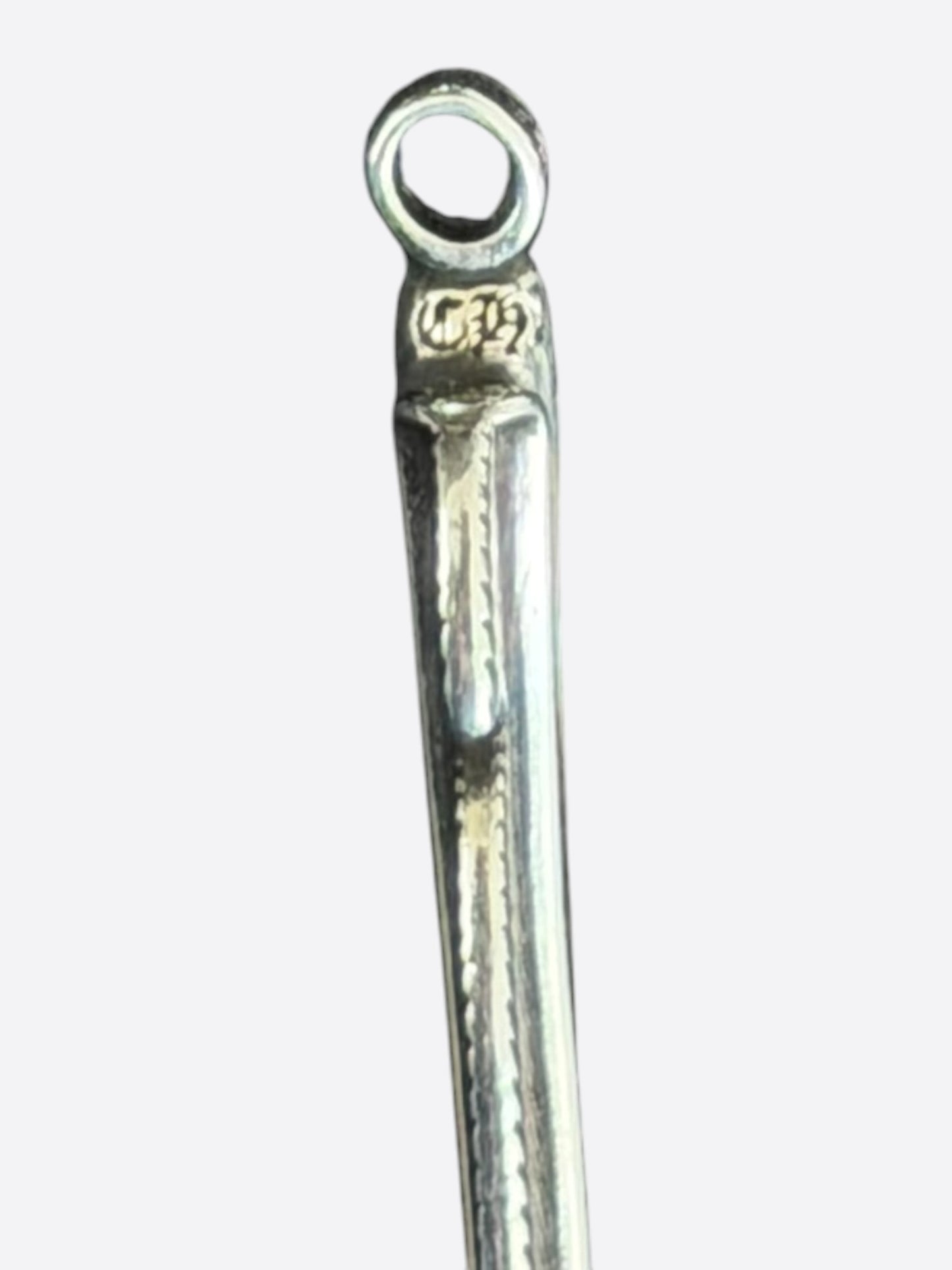 Chrome Hearts Silver Feather Pendant