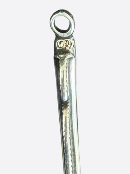 Chrome Hearts Silver Feather Pendant