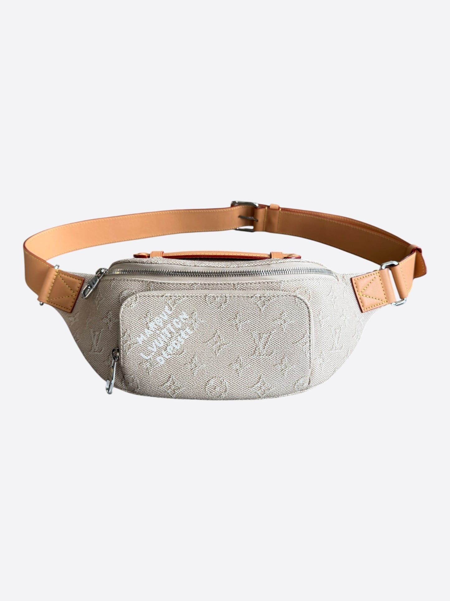Louis Vuitton Beige Heritage Monogram Rush Bumbag