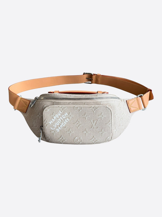 Louis Vuitton Beige Heritage Monogram Rush Bumbag