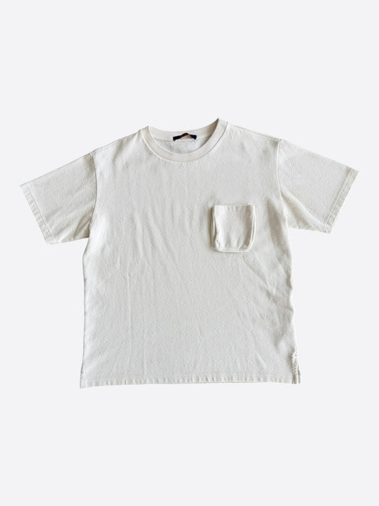 Louis Vuitton White Monogram Pocket T-Shirt