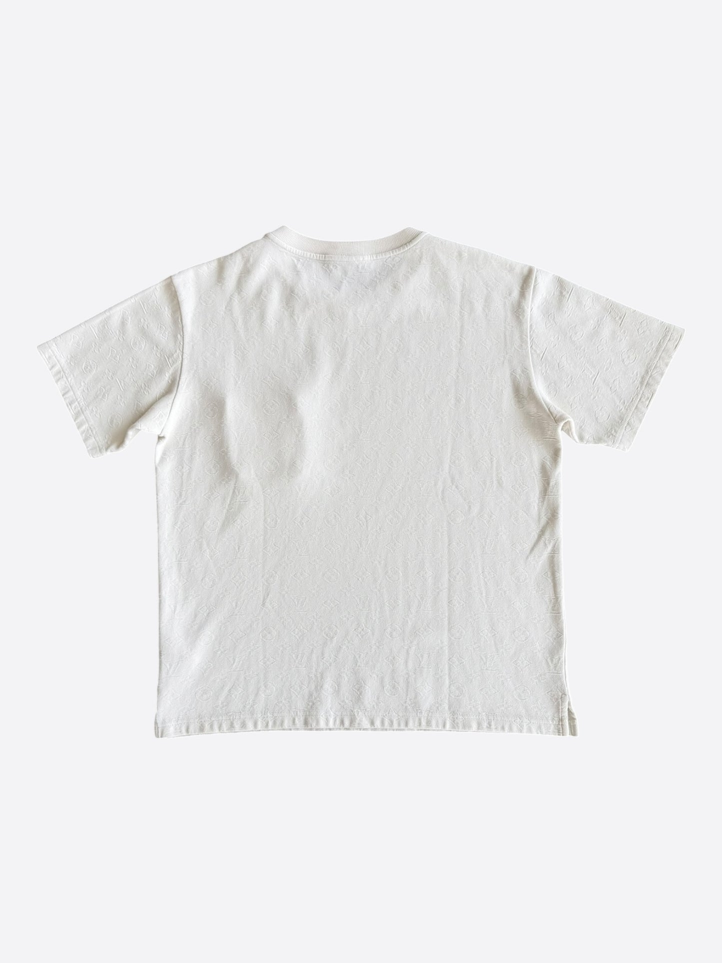 Louis Vuitton White Monogram Pocket T-Shirt