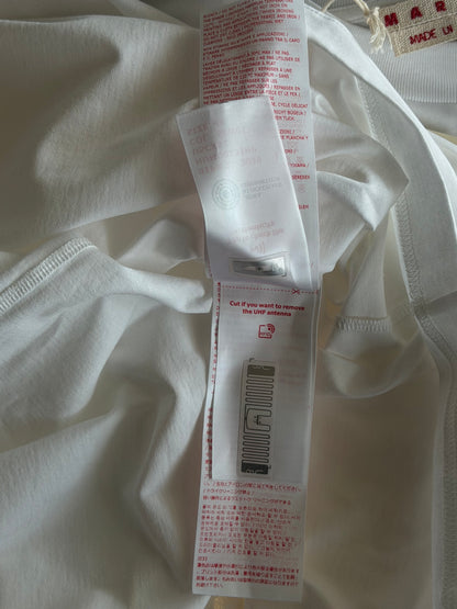 Marni White & Blue Logo T-Shirt