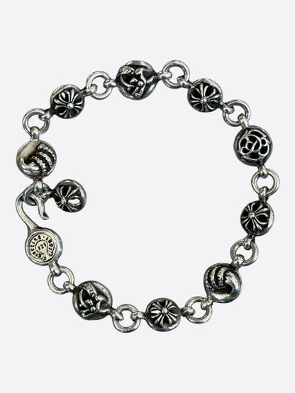 Chrome Hearts Silver Multi Ball Bracelet