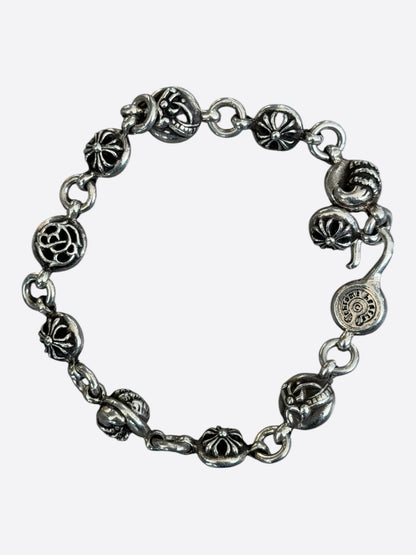 Chrome Hearts Silver Multi Ball Bracelet