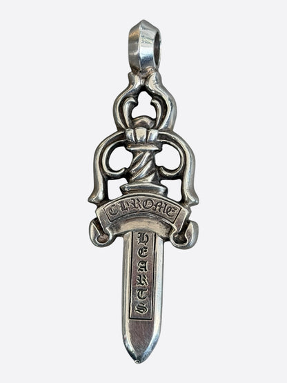 Chrome Hearts Silver Large Dagger Pendant