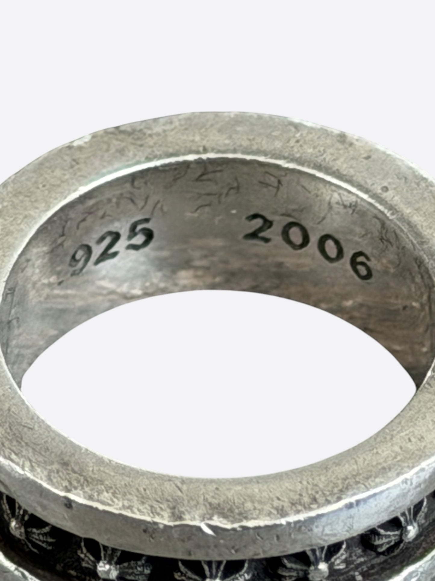 Chrome Hearts Silver Tiny Plus Ring
