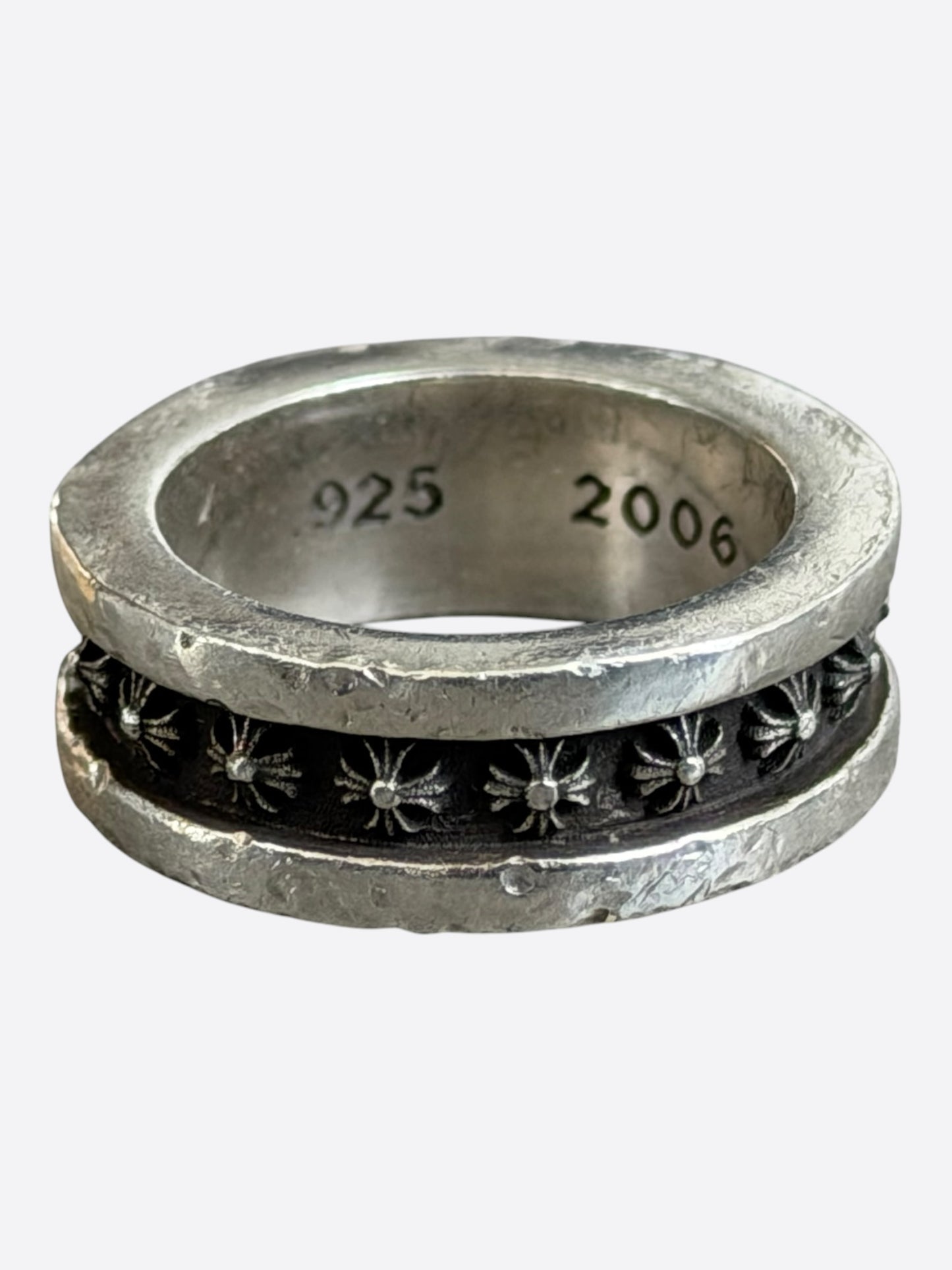 Chrome Hearts Silver Tiny Plus Ring
