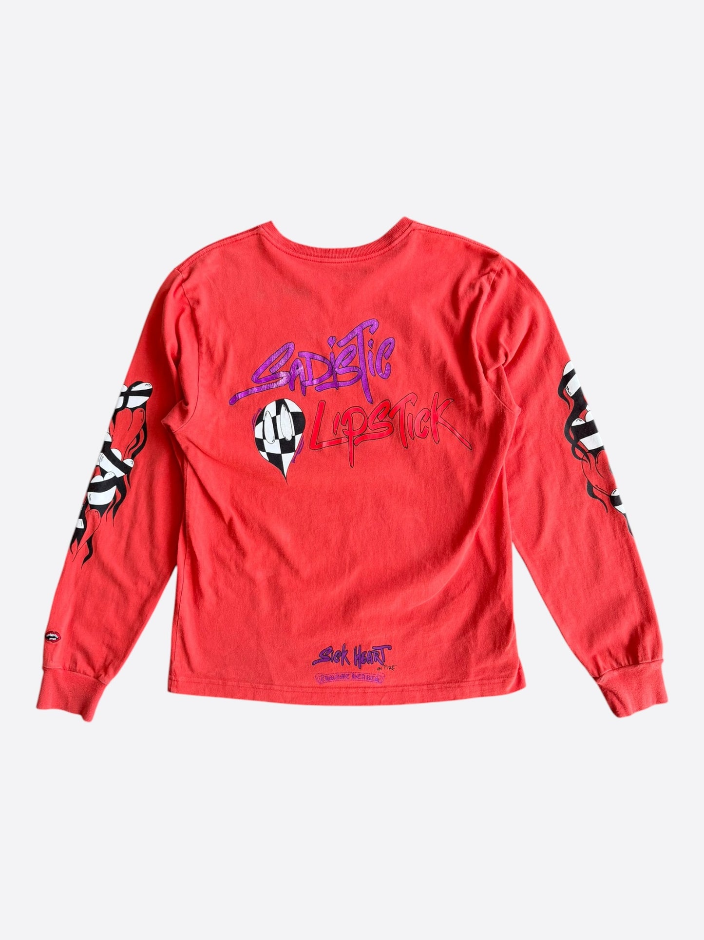 Chrome Hearts Matty Boy Red Spark Longsleeve T-Shirt