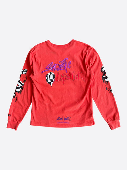 Chrome Hearts Matty Boy Red Spark Longsleeve T-Shirt