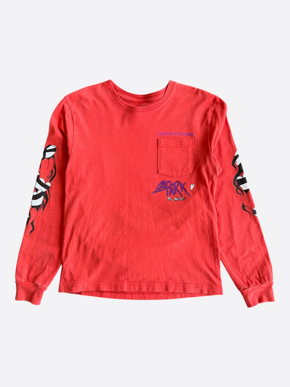 Chrome Hearts Matty Boy Red Spark Longsleeve T-Shirt