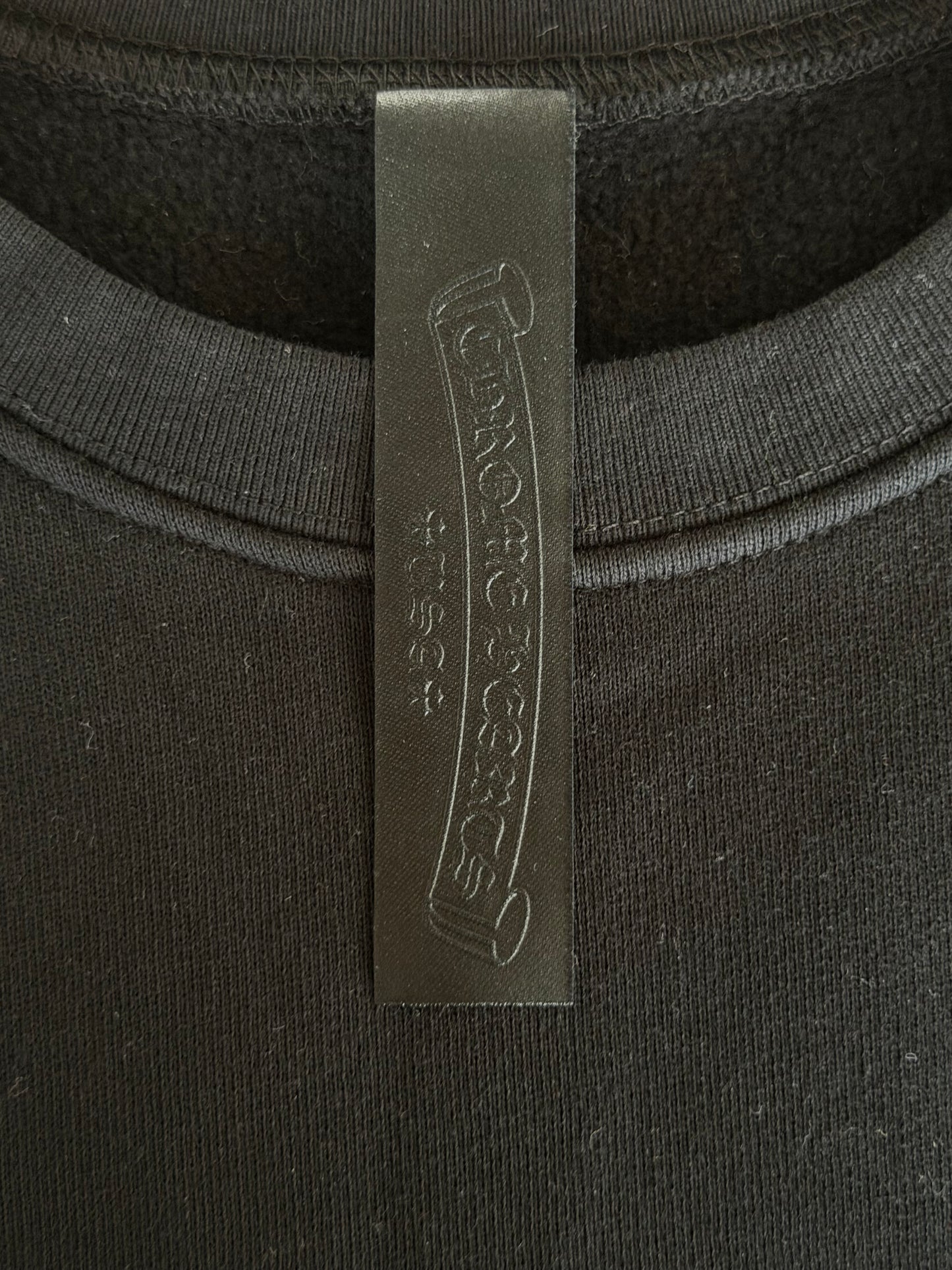 Chrome Hearts Black Cross Patch Sweater
