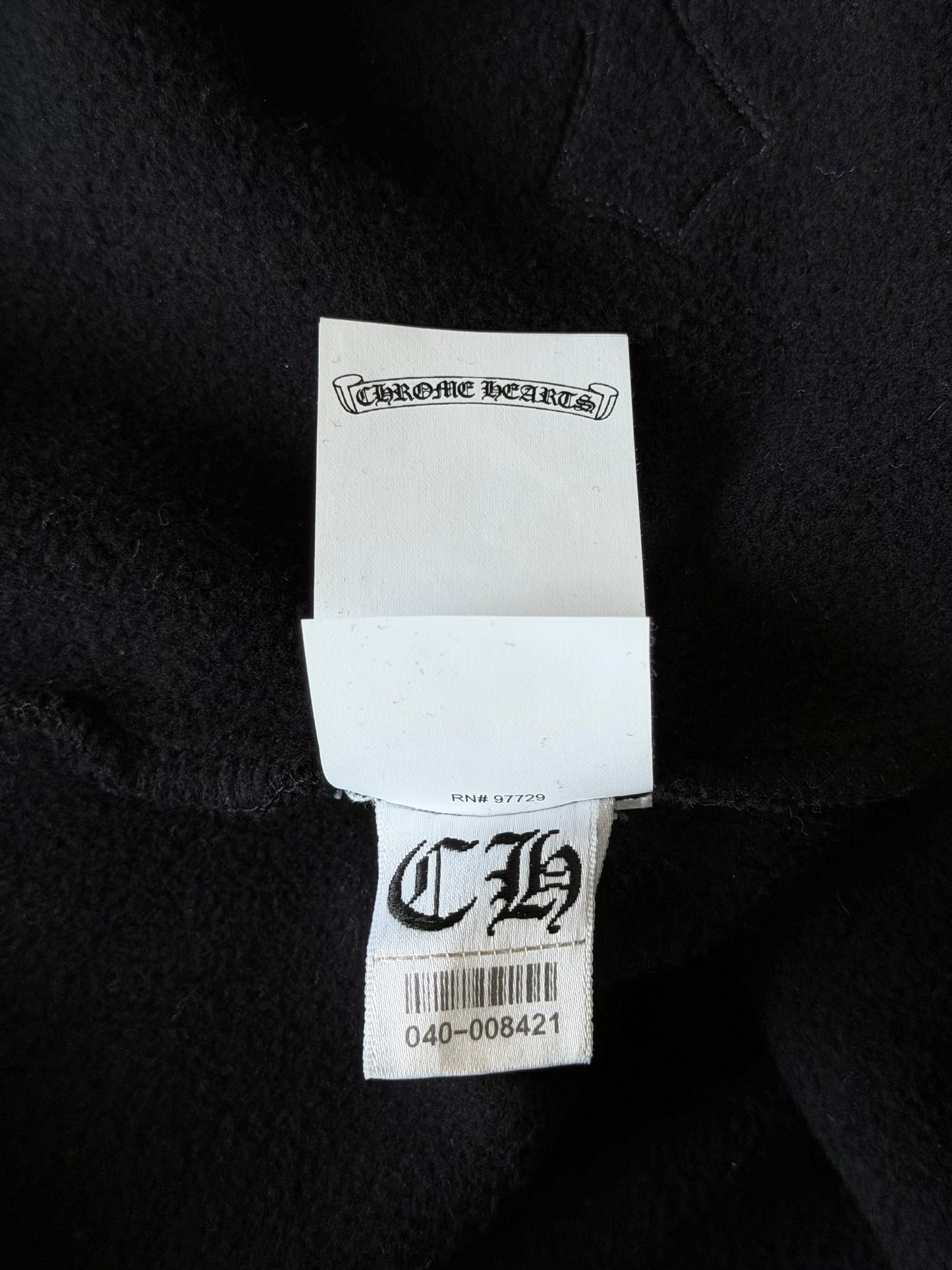 Chrome Hearts Black Cross Patch Sweater
