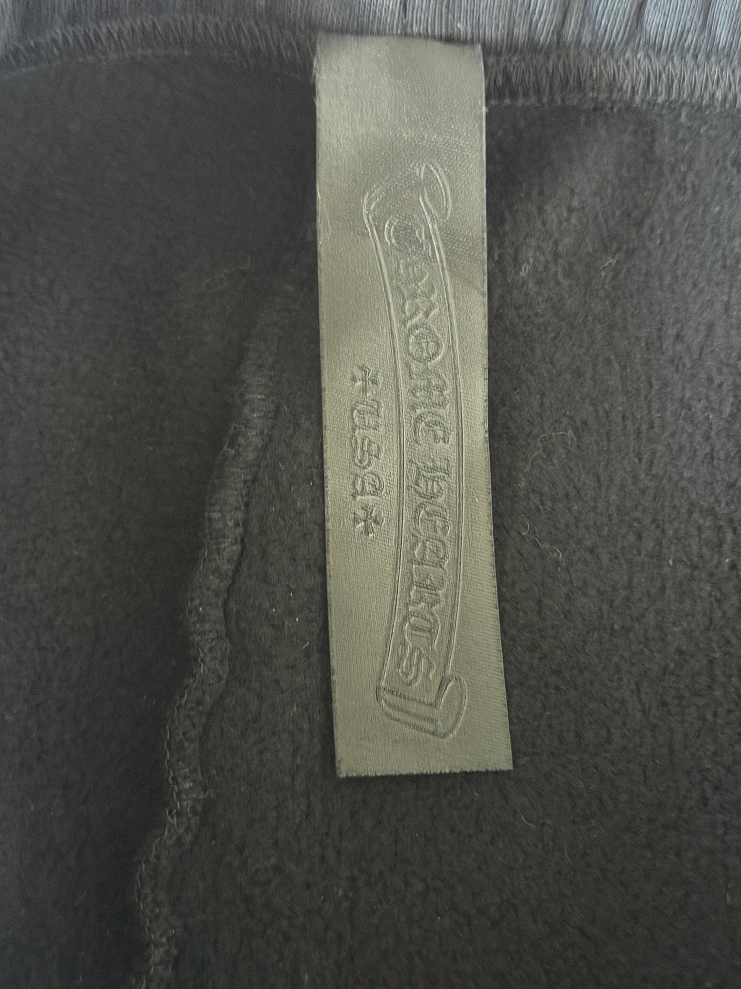 Chrome Hearts Black Cross Patch Sweatpants