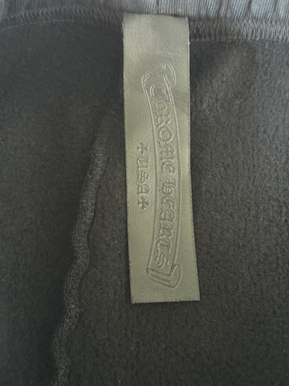 Chrome Hearts Black Cross Patch Sweatpants