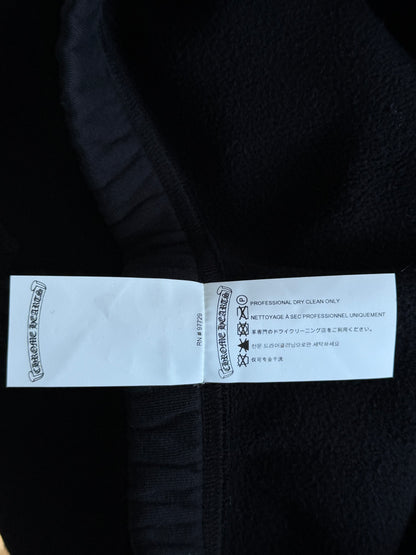 Chrome Hearts Black Cross Patch Sweatpants
