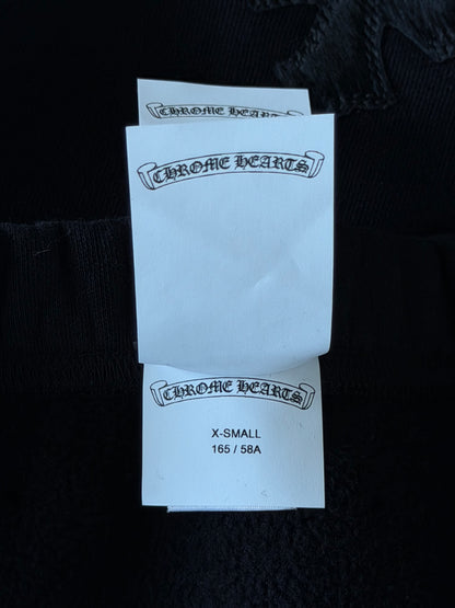 Chrome Hearts Black Cross Patch Sweatpants