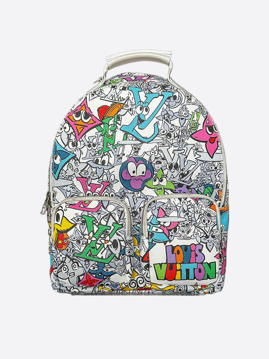 Louis Vuitton White Multicolor Comic Backpack
