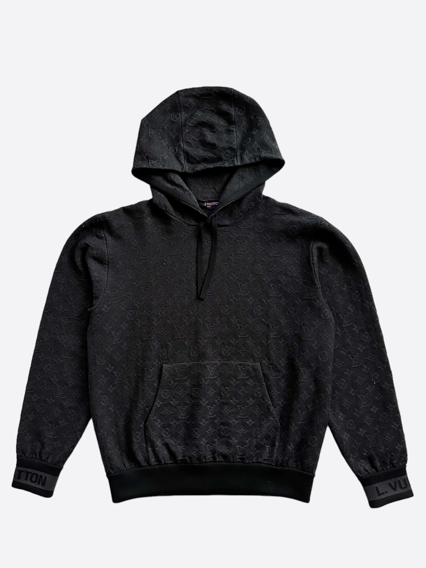 Louis Vuitton Black Monogram Track Hoodie