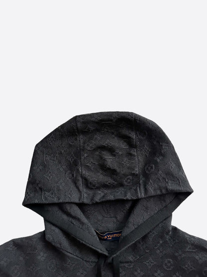 Louis Vuitton Black Monogram Track Hoodie