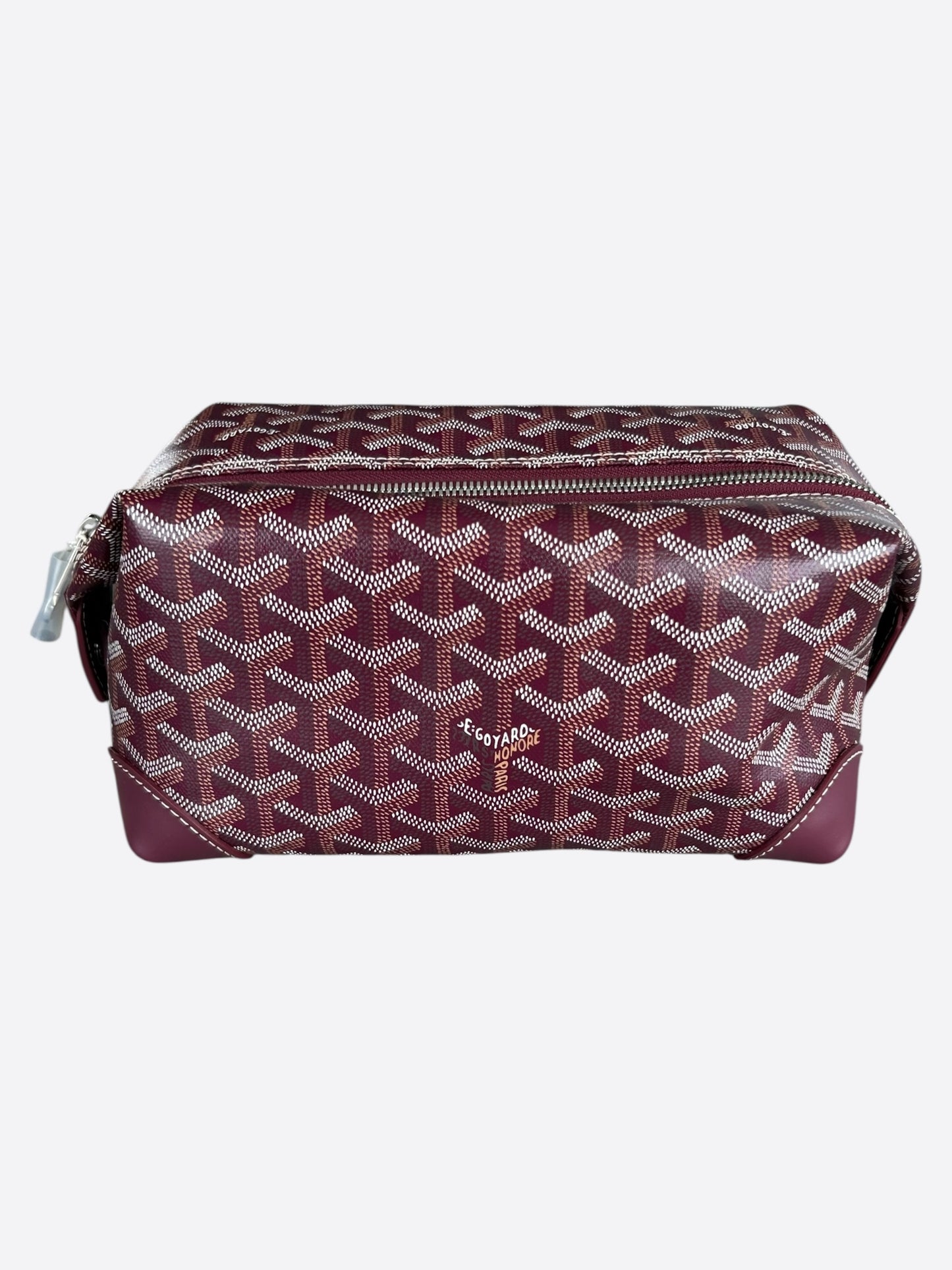 Goyard Burgundy Boeing 25 Mini Duffel Bag