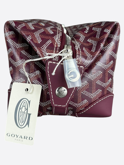 Goyard Burgundy Boeing 25 Mini Duffel Bag
