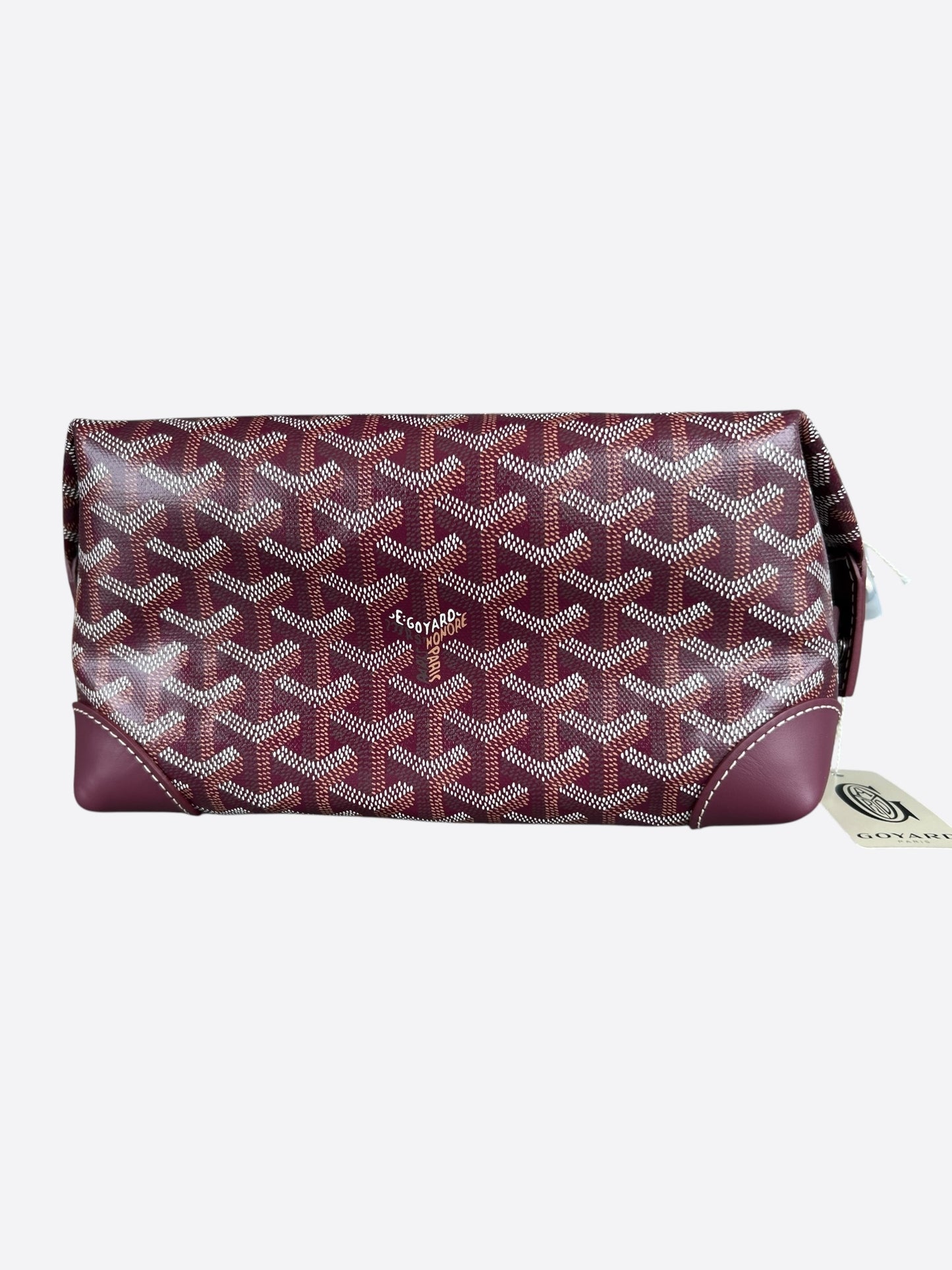 Goyard Burgundy Boeing 25 Mini Duffel Bag