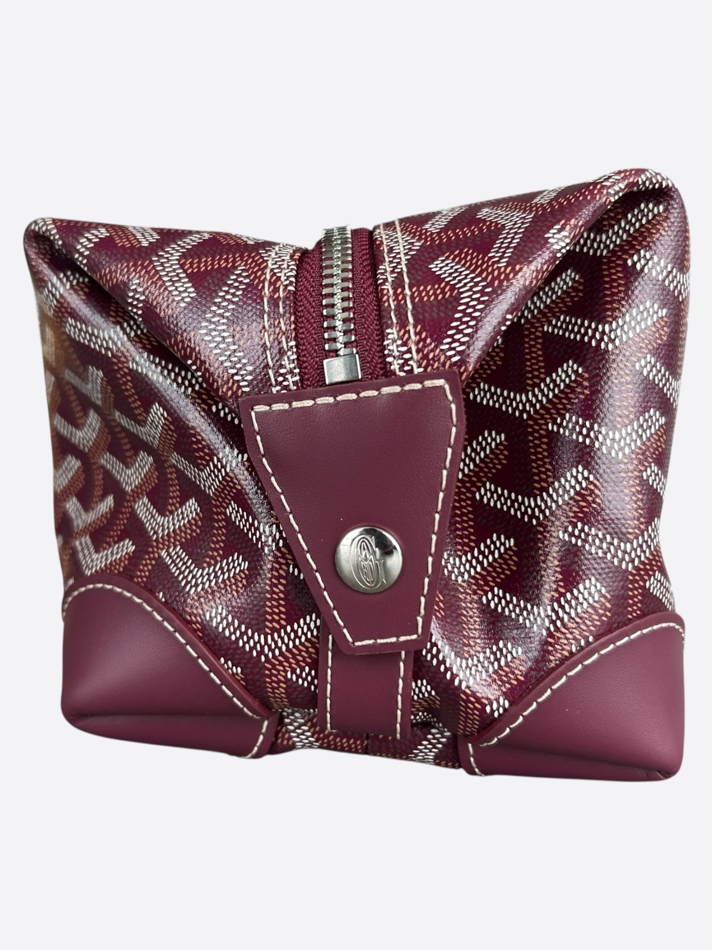 Goyard Burgundy Boeing 25 Mini Duffel Bag