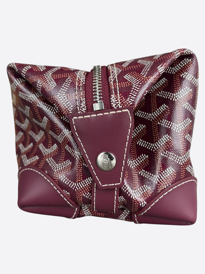 Goyard Burgundy Boeing 25 Mini Duffel Bag