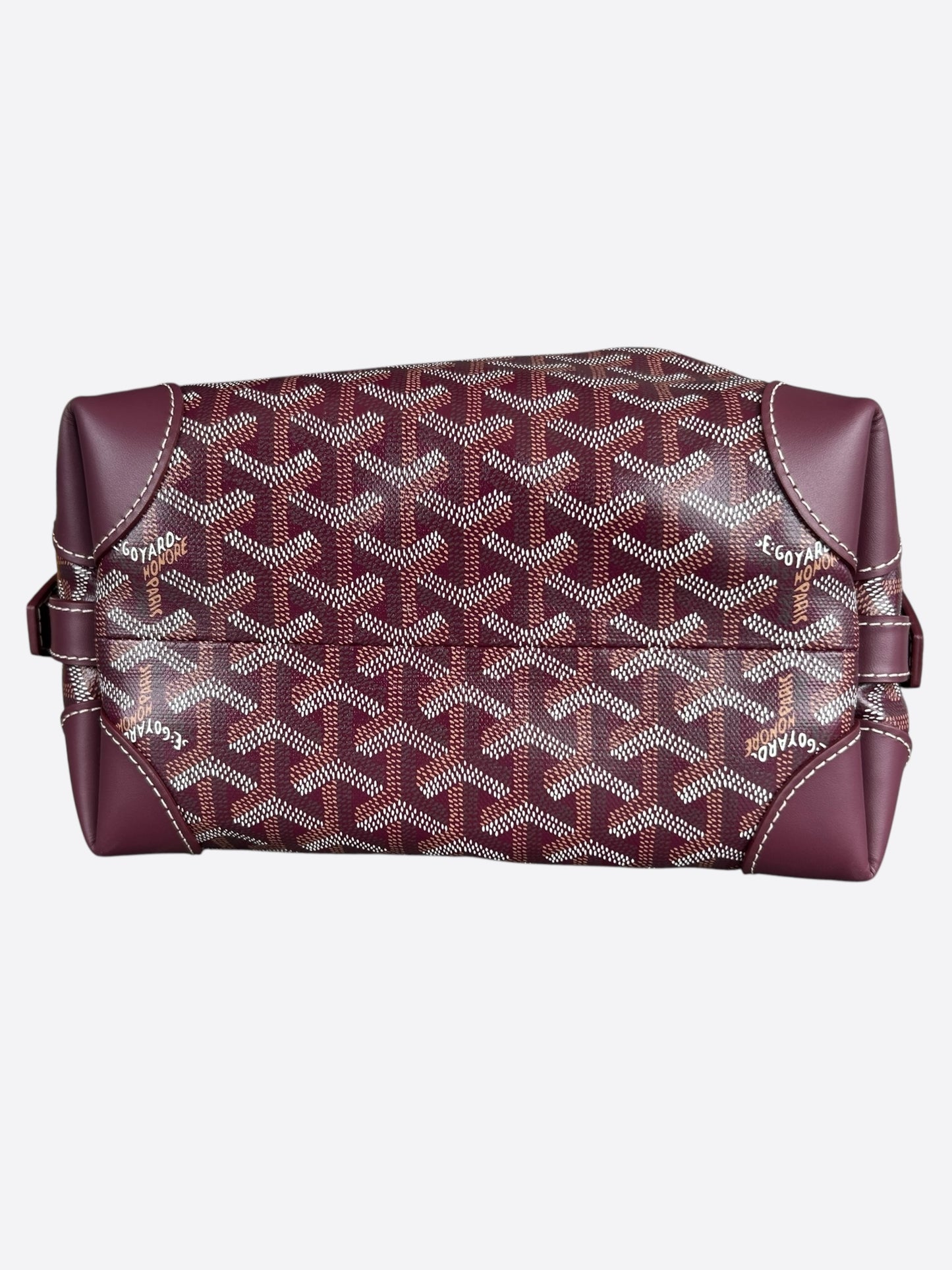 Goyard Burgundy Boeing 25 Mini Duffel Bag