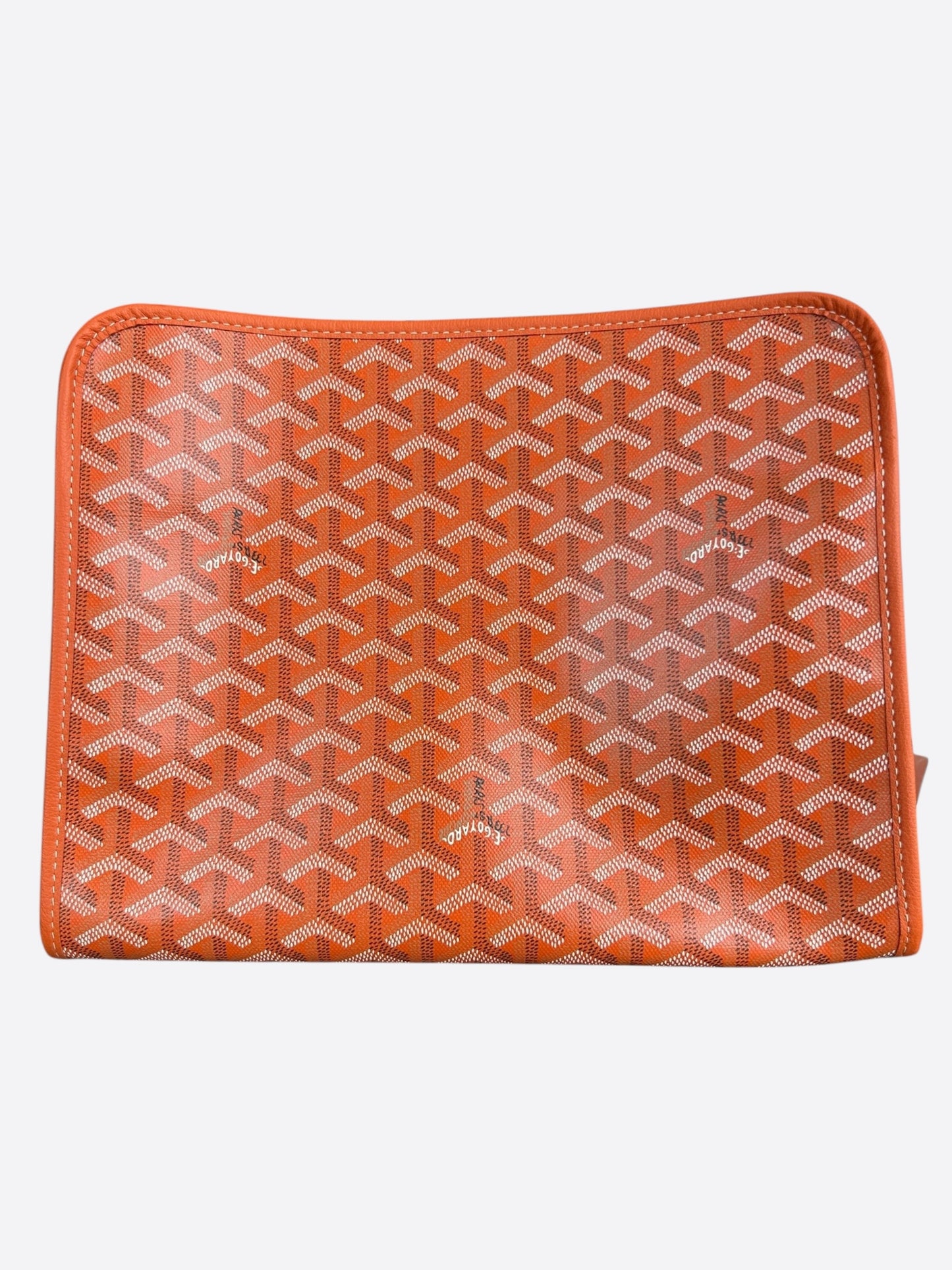 Goyard Orange Jouvence GM Toiletry Bag