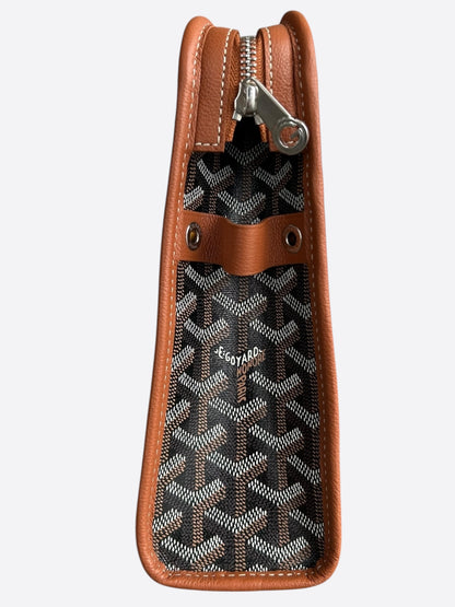 Goyard Black & Brown Jouvence GM Toiletry Bag