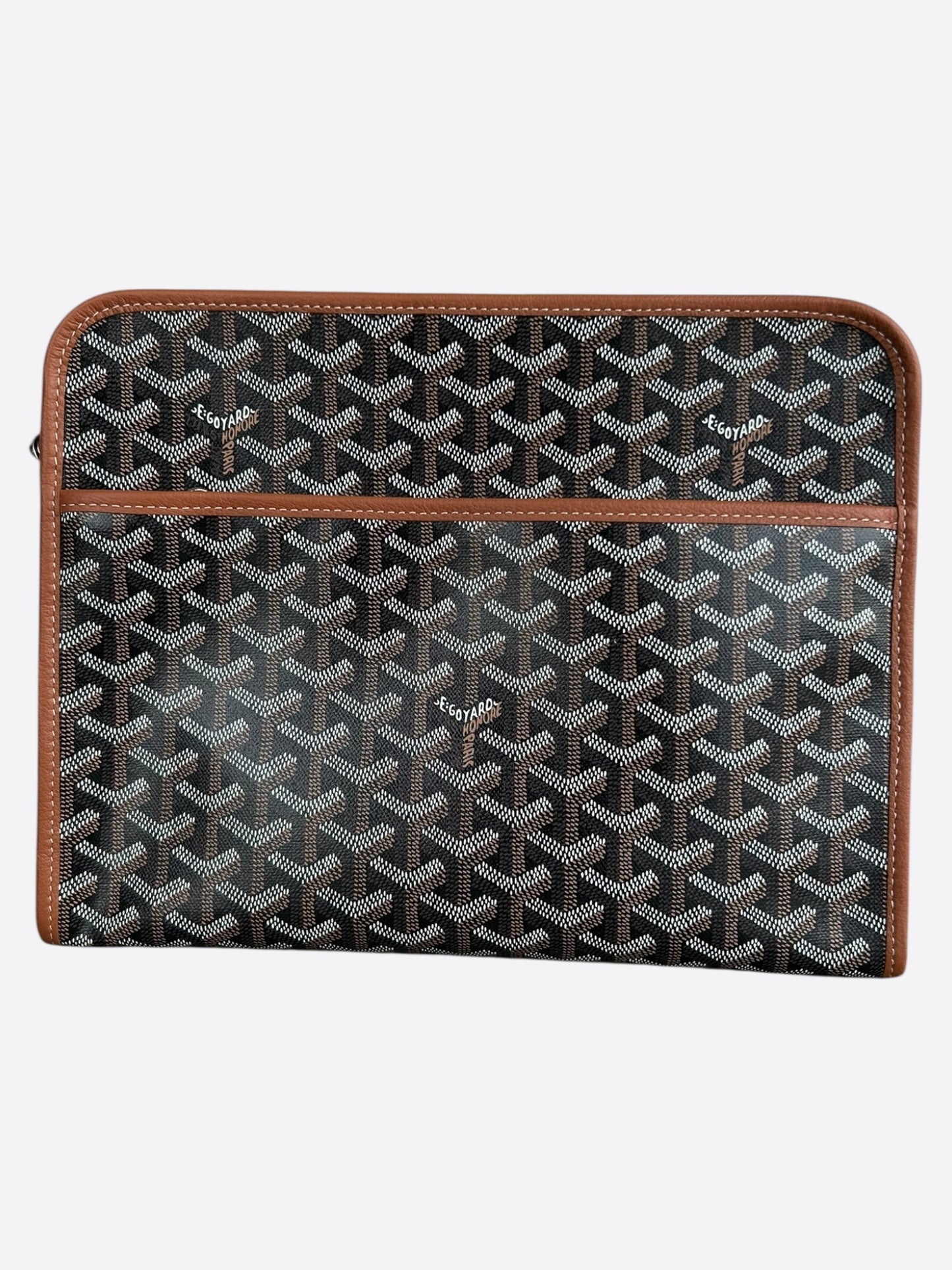 Goyard Black & Brown Jouvence GM Toiletry Bag