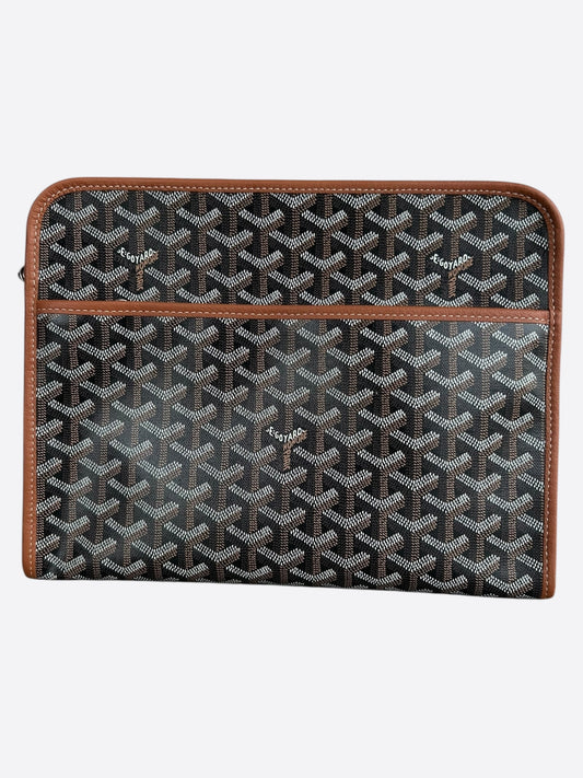 Goyard Black & Brown Jouvence GM Toiletry Bag