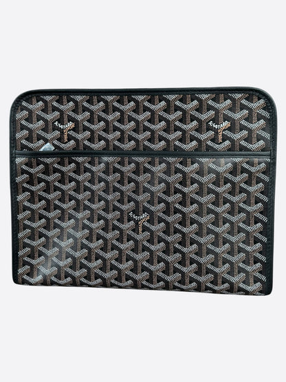 Goyard Black Jouvence GM Toiletry Bag