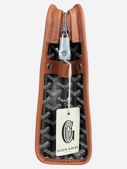 Goyard Black & Brown Jouvence GM Toiletry Bag