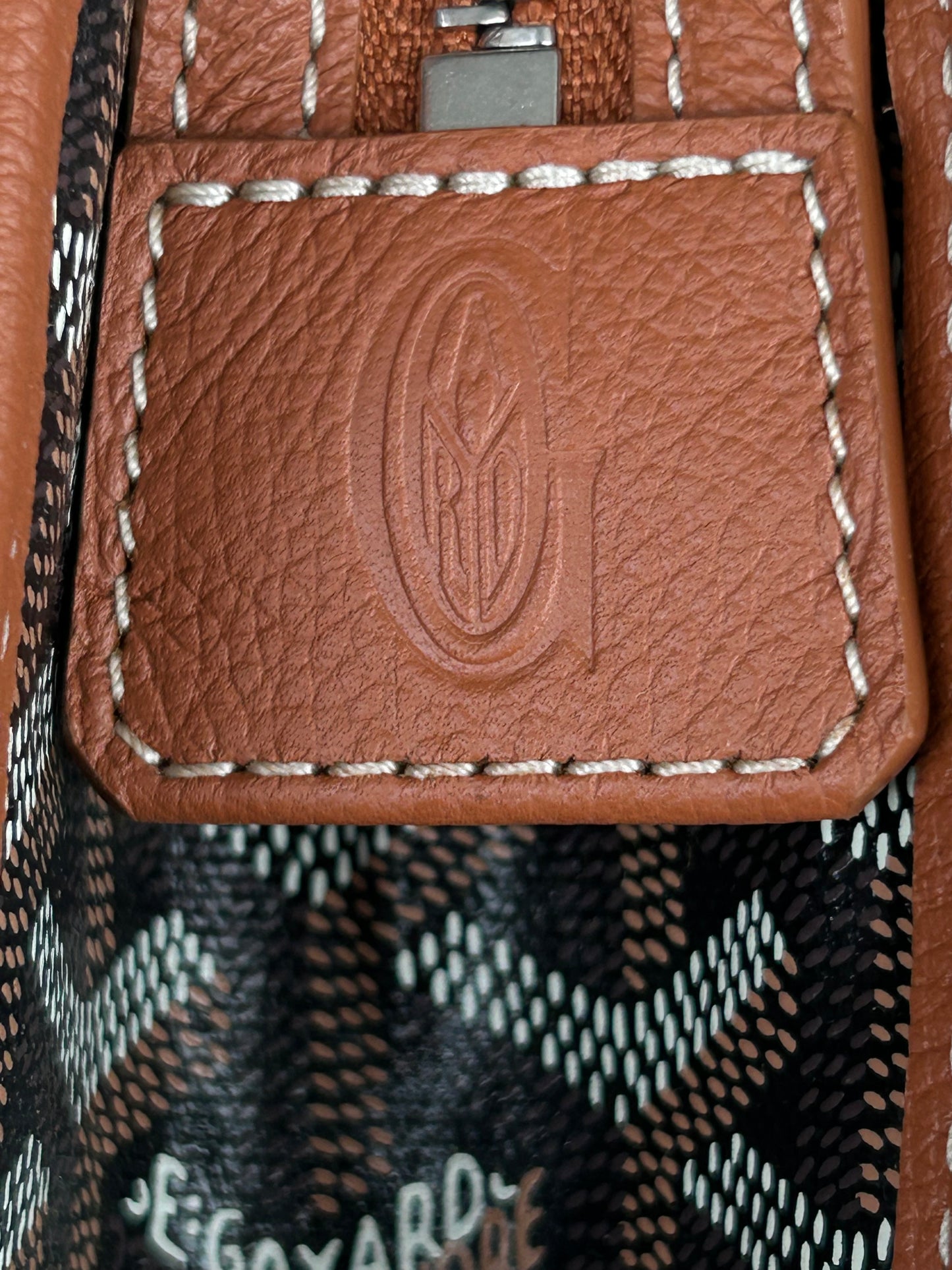 Goyard Black & Brown Jouvence GM Toiletry Bag