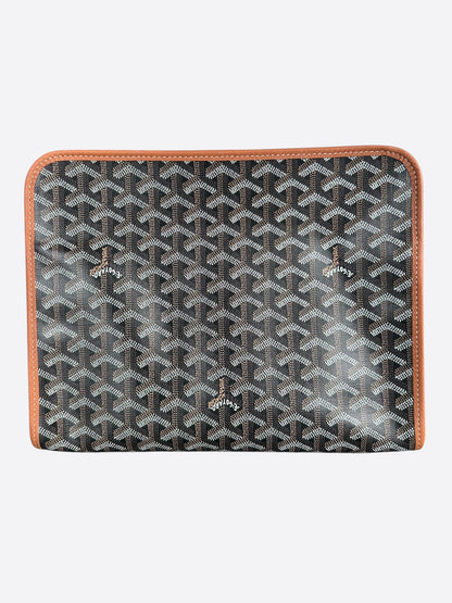 Goyard Black & Brown Jouvence GM Toiletry Bag