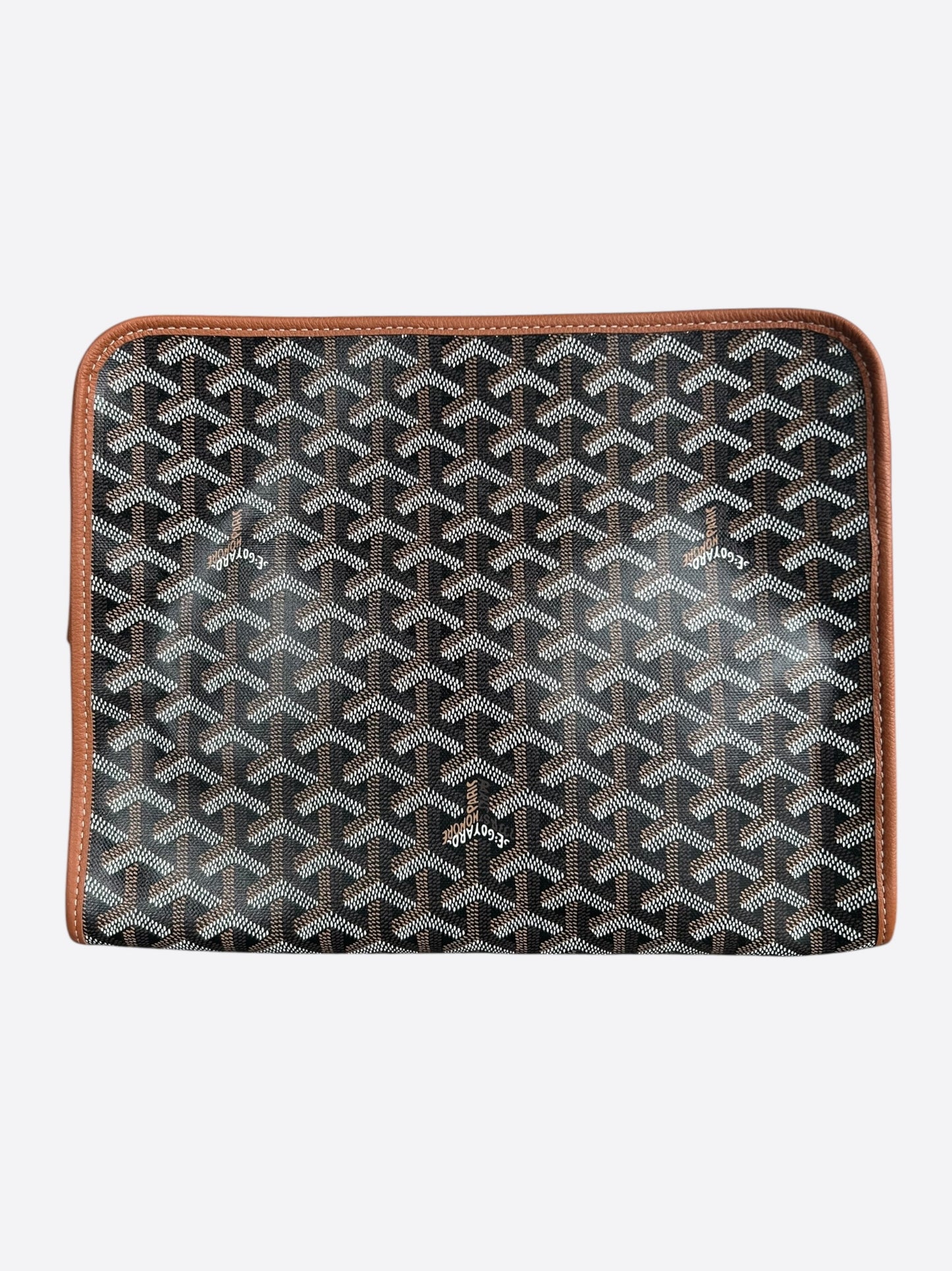 Goyard Black & Brown Jouvence GM Toiletry Bag